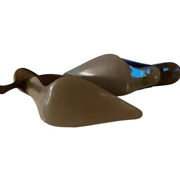 Coryllus Burgundy Studded Lace-Up Women’s Mules Size 38 - Picture 7 of 7